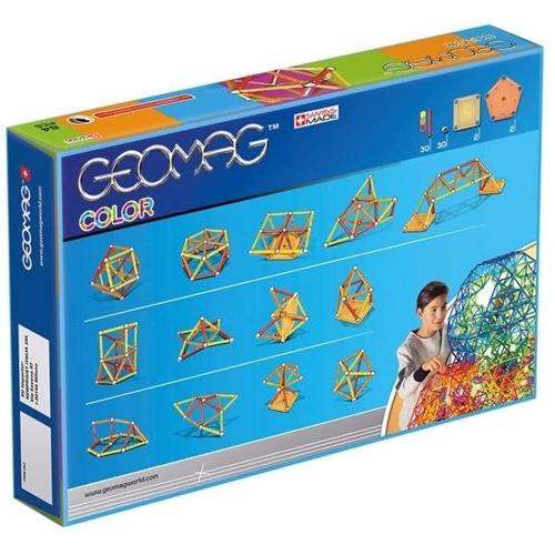Geomag Color 64 детали | Магнитный конструктор Геомаг: Рекомендуемый возраст от 3 лет