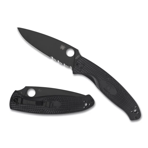 Нож Spyderco Resilience Black Blade FRN (87.14.97)