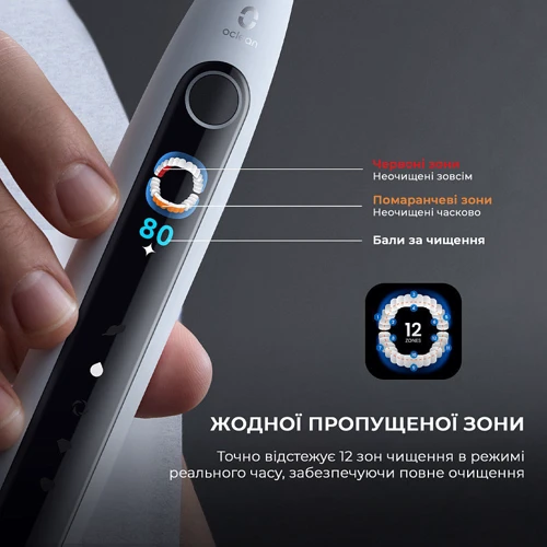 Зубная щетка Oclean X Pro 20 Electric Toothbrush Green (6970810556902)