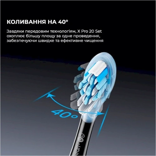 Зубна щітка Oclean X Pro 20 S Duo Set White+Black (6970810556919)