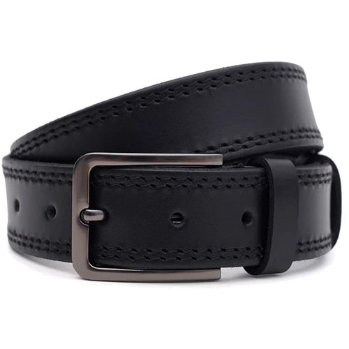 Мужской ремень Borsa Leather черный (115v1fx69-black)
