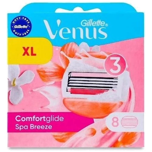 Gillette Venus Spa Breeze Сменные касеты для бритья для женщин 8 шт: Вид Сменные кассеты
