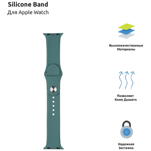 Аксессуар для Watch Armorstandart Sport Band (3 Straps) Green (ARM56844) for Apple Watch 38/40/41mm: Тип аксессуара ремешок