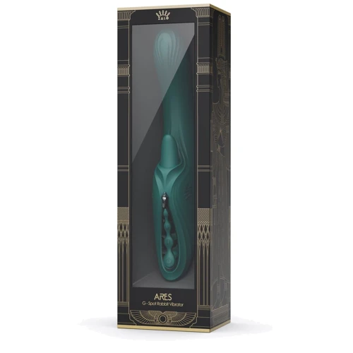 Вибратор-кролик Zalo Ares Turquoise Green