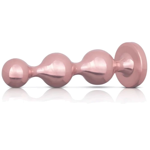 Набір анальних іграшок Rosy Gold - Metal Butt Plug Set 3 Pieces