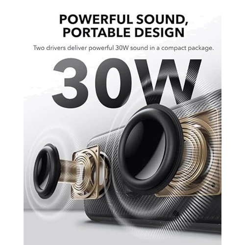 Акустика ANKER SoundCore Motion 300 Black: Частотный диапазон 20 - 20000 Гц