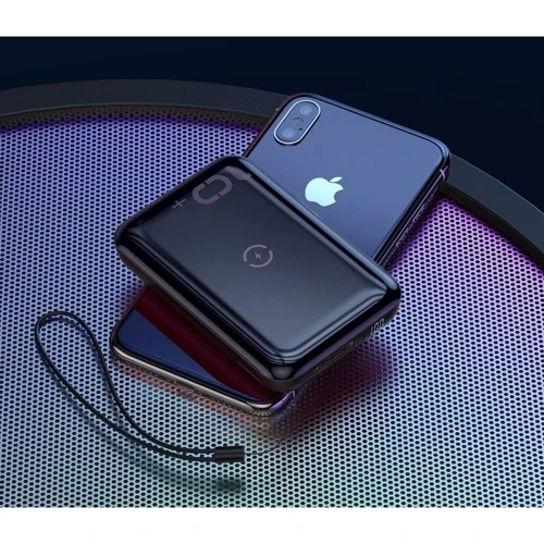 Внешний аккумулятор Baseus Power Bank 10000mAh Wireless Charger Mini S Black (PPXFF10W-01): Выходное напряжение, В 5
