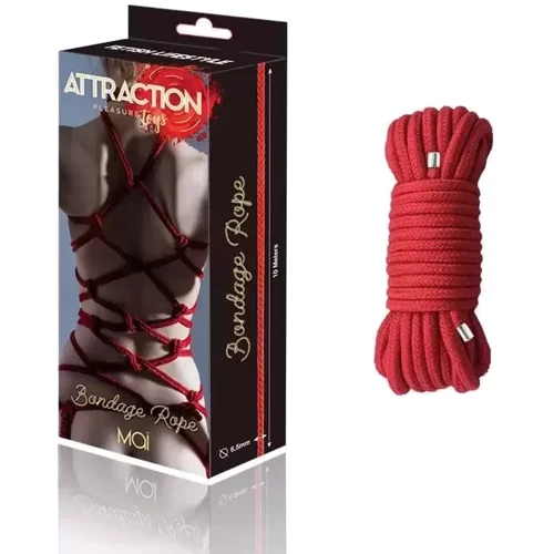 Веревка для BDSM BTB Bondage Rope Red