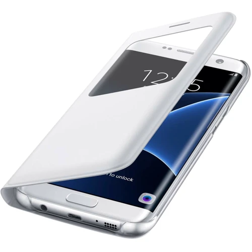 Аксессуар для смартфона Samsung S View Cover White (EF-CG935PWEGRU) for Samsung G935 Galaxy S7 Edge: Цвет белый
