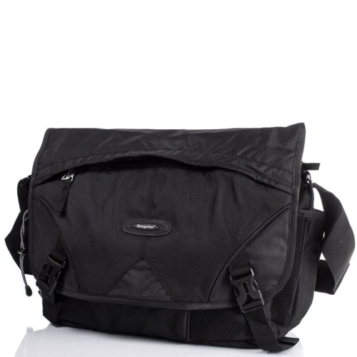 Мужская сумка почтальонка Onepolar черная (W5049-black)