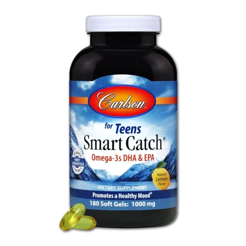 Carlson Labs Smart Catch 180 soft gels Омега-3 для підлітків
