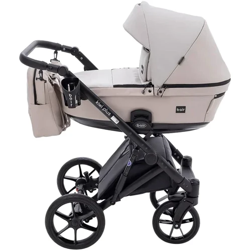 Коляска универсальная 2 в 1 Bair Kiwi Plus ECO BKP-32/33 бежевый / капучино (680898): Количество блоков 2