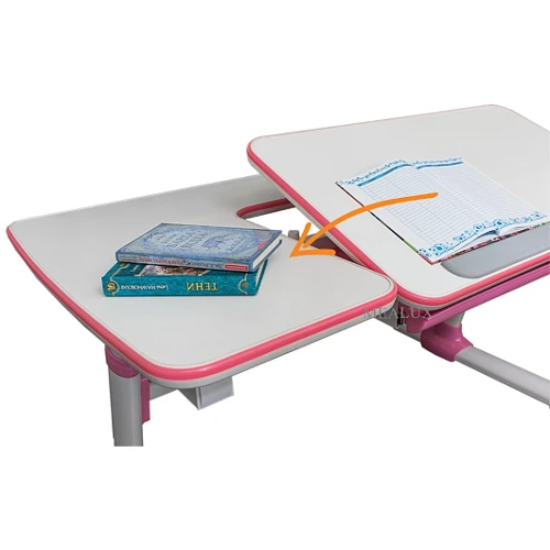 Стол Evo-kids Darwin Grey + ящик для стола (арт.Evo-502 G+ Evo-kids Evo-E415 G): Глубина, см 73