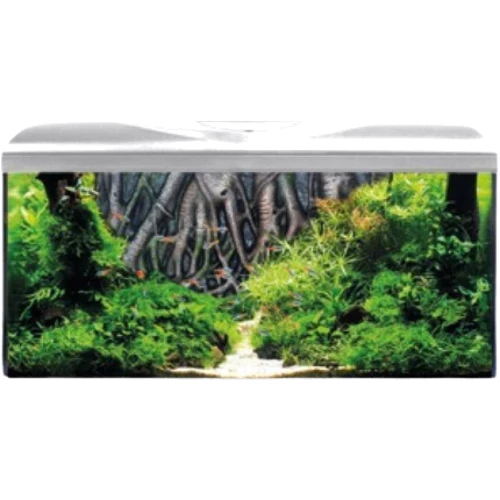 Акваріум Amtra System 80 Led White 85 л з фільтром, помпою та нагрівачем Фон коріння 80x32x48 см (A2001366)