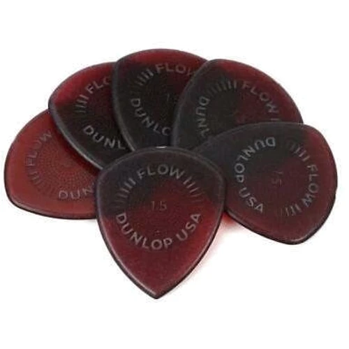 Медіатор Набор медиаторов DUNLOP 549P1.5 Flow Standard Pick 1.5: Форма медіатора Jazz