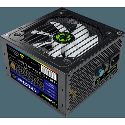 Блок живлення GameMax VP-600-RGB: Коннектори 20+4pin / 1x4+4pin / 3 HDD / 5 SATA / 2x6+2pin