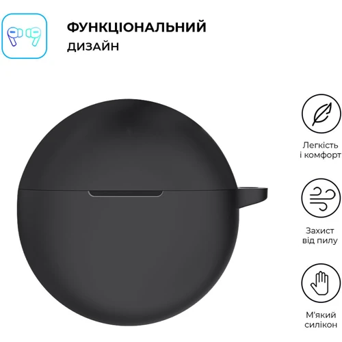 Чехол ArmorStandart Silicone Case Black (ARM79943) for Oppo Enco Air2i / Air3i: Тип Чехол