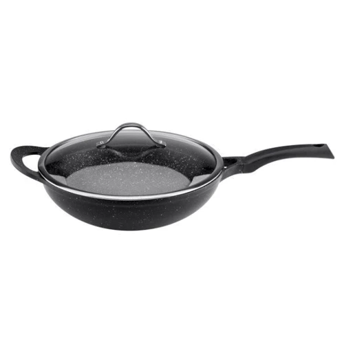 Vinzer Premium Granite Induction WOK, 32см с крышкой (89456)