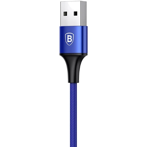 Кабель Baseus USB Cable to Lightning/microUSB/USB-C Rapid 1.2m Blue (CAMLT-SU13) фото 6