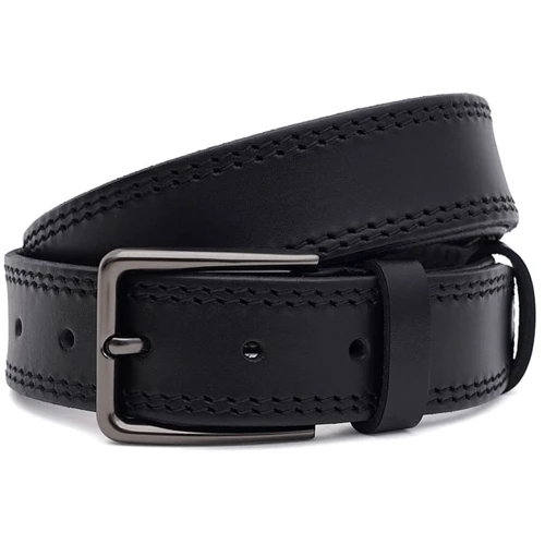 Мужской ремень Borsa Leather черный (150v1fx74-black)