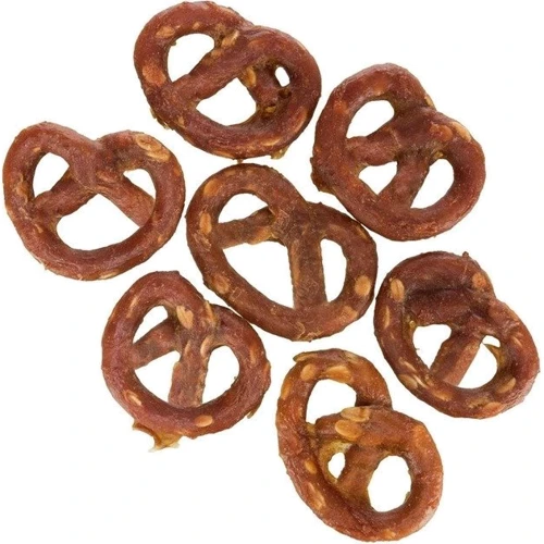 Лакомство для собак Trixie Mini Pretzels Крендель с курицей 100 г (31656): Свойства Для активных собак