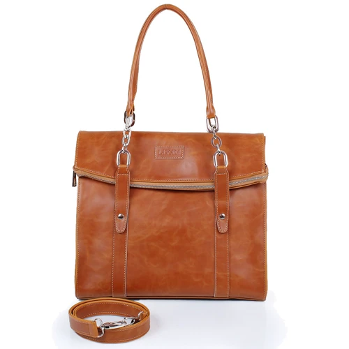 Жіноча сумка тоут Laskara коричнева (LK10201-cognac): Стать жіночий
