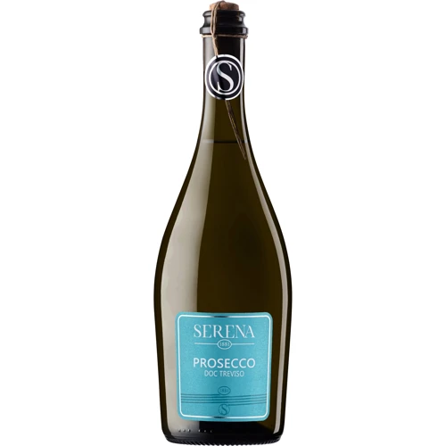 Вино ігристе SERENA 1881 Prosecco Frizzante DOC Treviso, сухе біле, 0.75л 10.5% (BDA1SH-SER075-011)