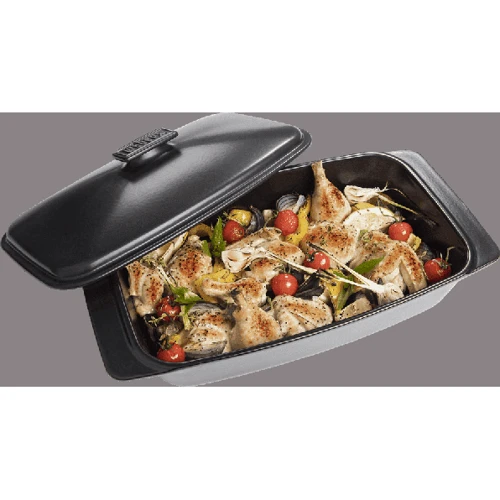 Керамическая форма Weber 22х13х42 см (17888): Крышка Есть