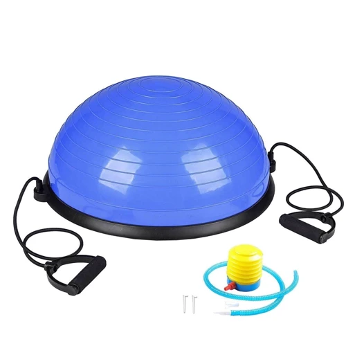Степ платформа и балансировочная платформа Springos Bosu Ball Blue (BT0001)