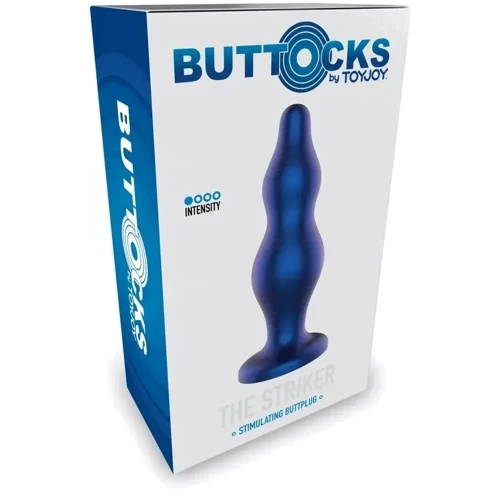 Анальная пробка Toy Joy Striker Buttplug (синий)