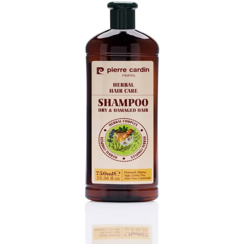 Pierre Cardin Herbal Shampoo For Dry & Damaged Hair Шампунь 750 ml: Назначение Увлажнение, Очищение, Восстановление
