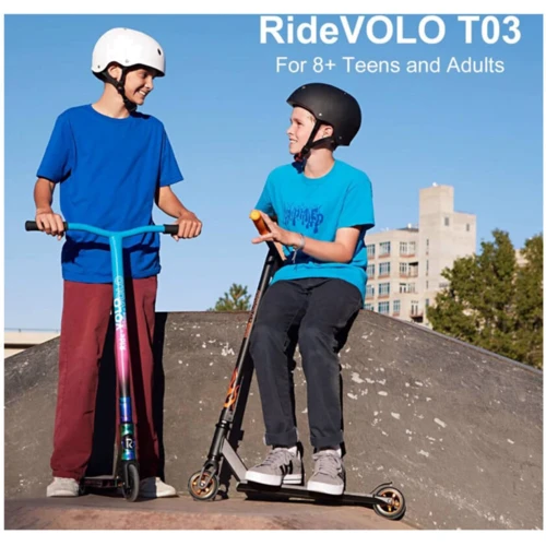 Трюковый самокат Maraton Ride Volo Rainbow T03: Тип тормоза ножной