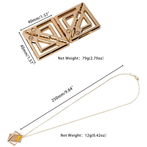 Зажимы для сосков с легкой подвеской LOCKINK Adjustable Nipple Clamps with Light Pendant - Golden
