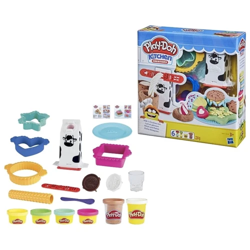 Набір HASBRO Play-Doh Смішні закуски (E5112_E5471 MILK N COOKIES SET) фото 4