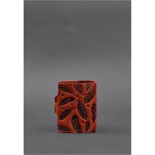 Картхолдер BlankNote Crazy Horse коралловый (BN-KK-7-1-coral-pero): Пол Унисекс