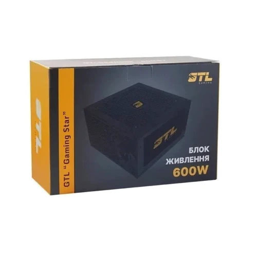 Блок питания GTL Gaming Star 600W Black (GTLGS600BK): Вентилятор нижней стенки 120 мм