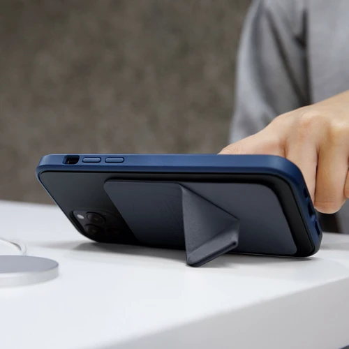 Аксессуар для iPhone Switcheasy MagStand Leather Stand Classic Blue (GS-103-158-221-144) for iPhone 12/13 Series фото 11