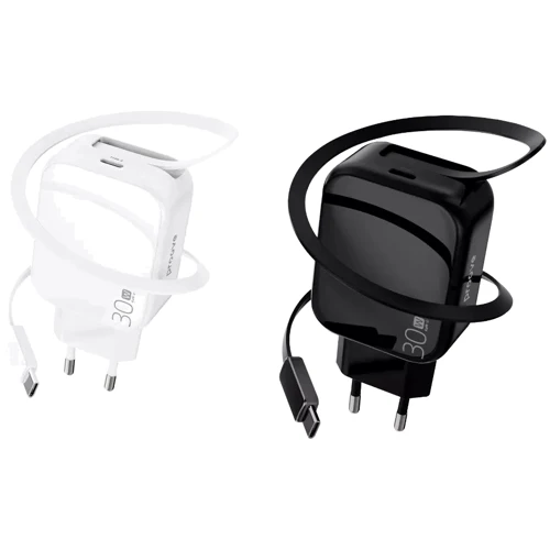 Зарядное устройство Proove Wall Charger USB-C Fixtape GaN 30W White (WCFP30010202): Особенности Быстрая зарядка, USB-C