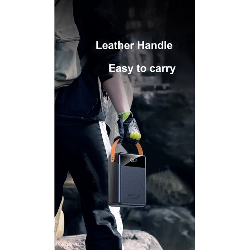 Внешний аккумулятор Lunatik Power Bank 80000mAh with Cable USB-C + Lightning PD3.0 22.5W Black (DPD80)