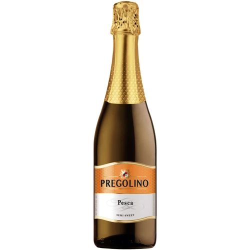 Напій винний слабоалкогольний Pregolino Pesca, напівсолодкий білий, 0.75 л 5.0-8.5 % (DIS4820188111888)