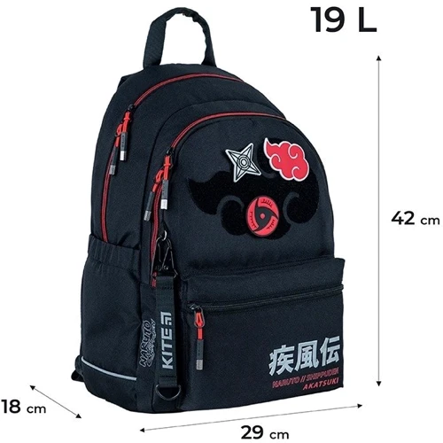 Рюкзак Kite Education teens 2575M Naruto Shippuden (NR24-2575M): Тип Подростковый рюкзак