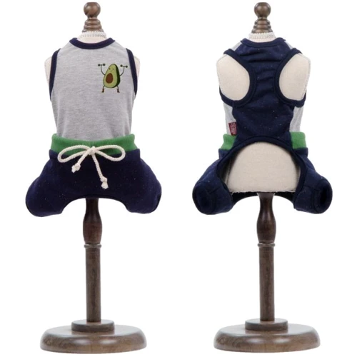 Костюм для собак Pet Fashion Фитнес авокадо XXS синий (4823082406883)