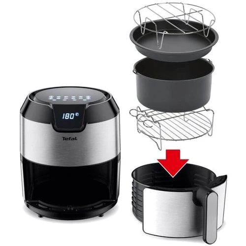 Фритюрница Tefal EY401D15 Easy Fry Deluxe: Максимальное количество масла 4.2 л