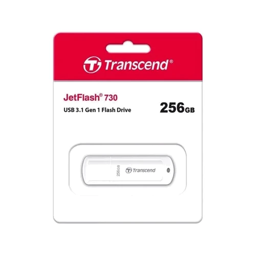 USB-флешка Transcend 256GB JetFlash 730 USB 3.1 White (TS256GJF730): Максимальная скорость чтения, МБ/с 70