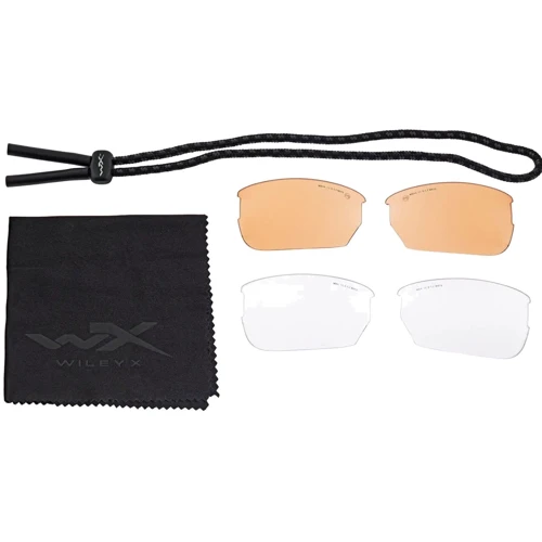 Спортивные очки Очки баллистические Wiley X WX Saint black (930.00.05): Цвет линз Прозрачный