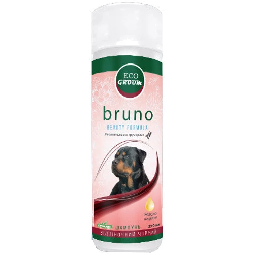 Шампунь органический концентрированный EcoGroom Bruno для собак черных и темных окрасов 250мл (32110)