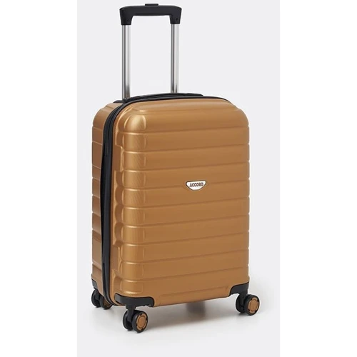 Чемодан Ricco Grande M Gold (T15003Gold-M): Материал Пластик