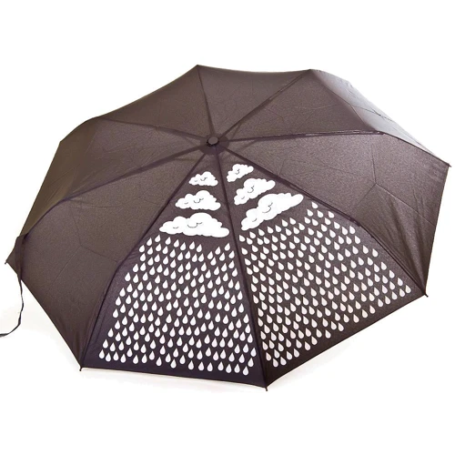 Зонт женский механический Fare черно-белый (FARE5042C-black)