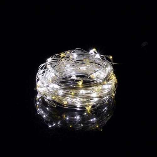 Гирлянда на батарейках Springos 9.9 м 100 LED CL0024 Cold White/Warm White: Длина, м 9.9