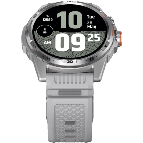 Смарт-часы Mobvoi TicWatch Atlas GPS Silver: Материал корпуса нержавеющая сталь